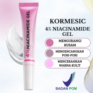 kormesic niacinamide gel 15g/krim wajah