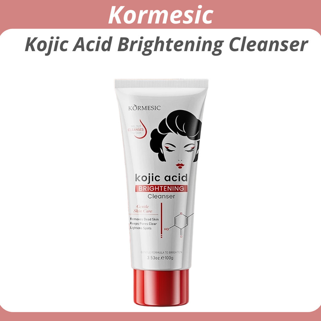 kormesic kojic acid brightening cleanser 100g/pembersih wajah kormesic kojic acid brightening cleanser 100g/pembersih wajah