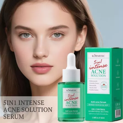 kormesic 5in1 intense acne solution serum 30ml/serum wajah kormesic 5in1 intense acne solution serum 30ml/serum wajah