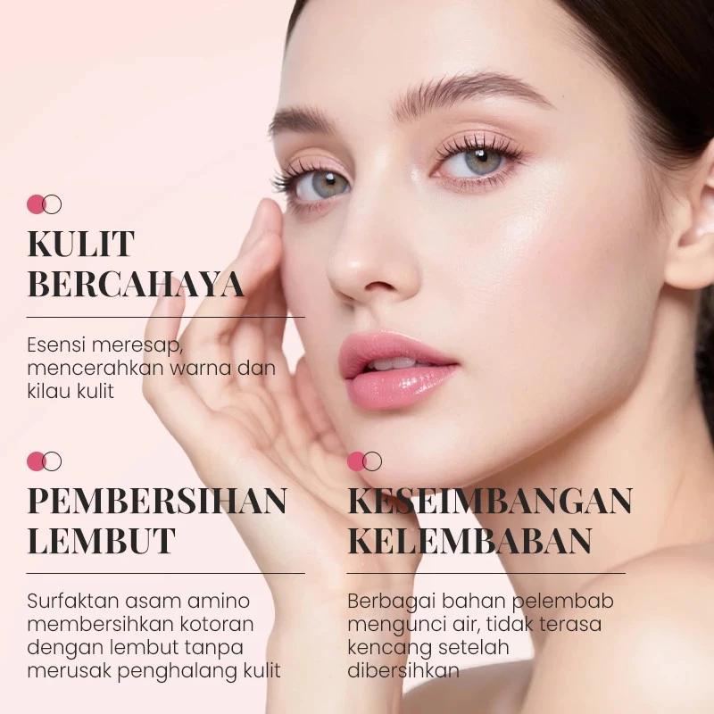 kormesic glow booster cleanser 10x active ingredients/pembersih wajah kormesic glow booster cleanser 10x active ingredients/pembersih wajah