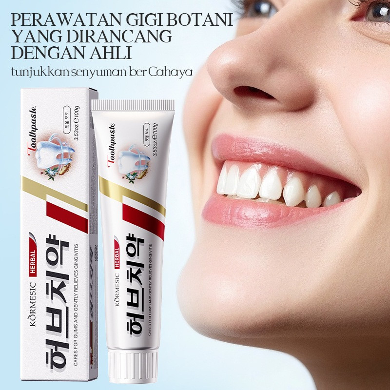 kormesic herbal toothpaste 100g/pasta gigi kormesic herbal toothpaste 100g/pasta gigi