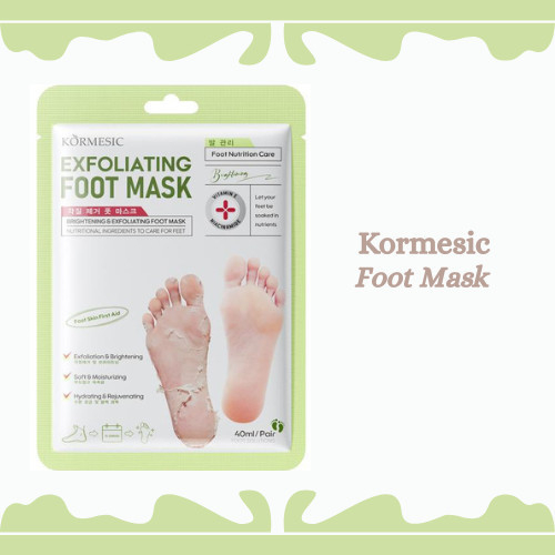 kormesic brightening and exfoliating foot mask 40ml/masker kaki kormesic brightening and exfoliating foot mask 40ml/masker kaki