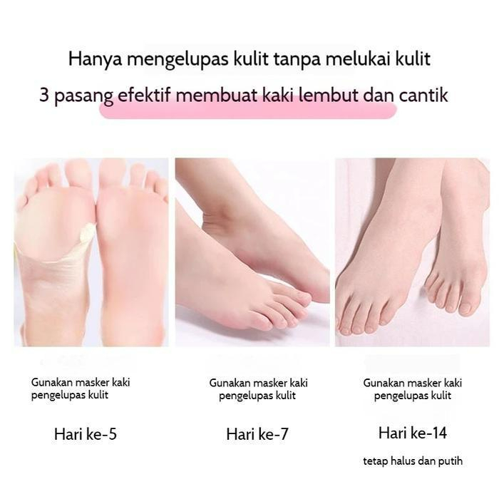 kormesic brightening and exfoliating foot mask 40ml/masker kaki kormesic brightening and exfoliating foot mask 40ml/masker kaki