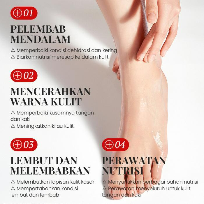 kormesic brightening and exfoliating foot mask 40ml/masker kaki kormesic brightening and exfoliating foot mask 40ml/masker kaki