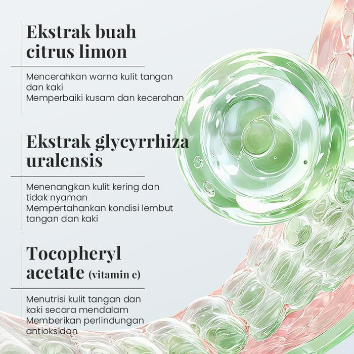 kormesic brightening and exfoliating foot mask 40ml/masker kaki kormesic brightening and exfoliating foot mask 40ml/masker kaki