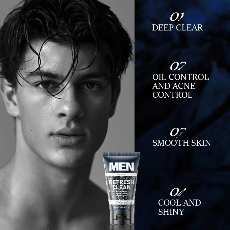 kormesic mens volcanic mud cleanser 100g/pembersih wajah kormesic mens volcanic mud cleanser 100g/pembersih wajah