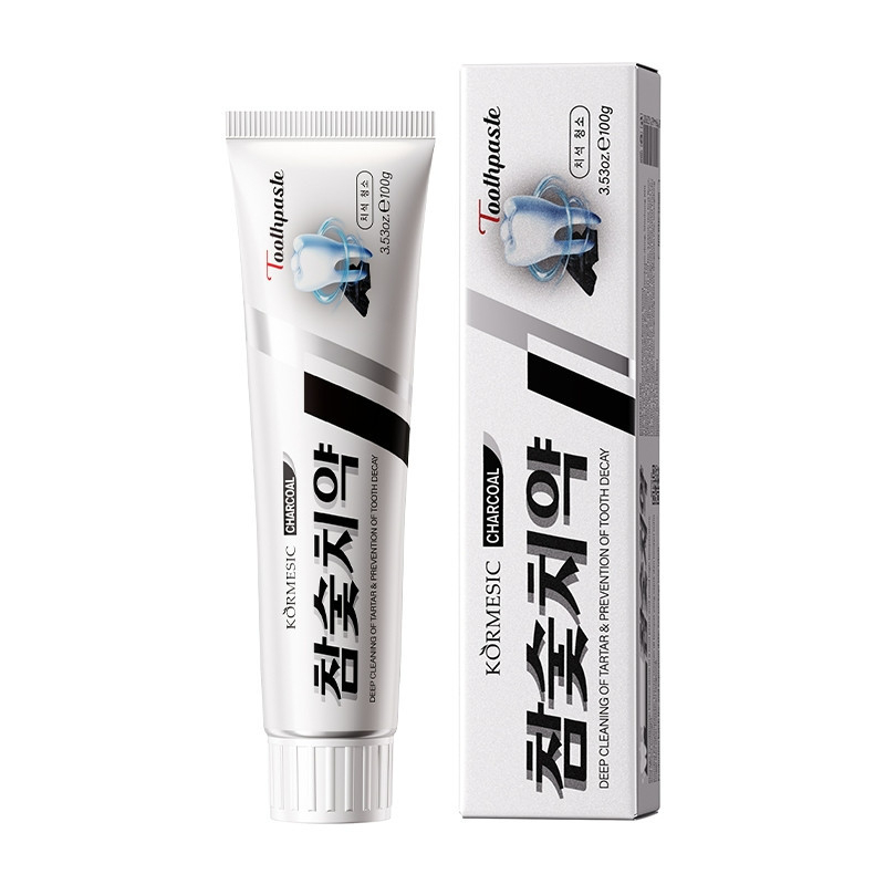 kormesic charcoal toothpaste100g/pasta gigi kormesic charcoal toothpaste100g/pasta gigi
