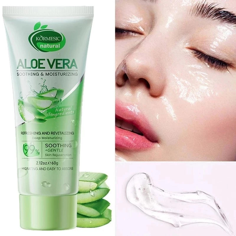 kormesic soothing and moisturizing aloe vera gel 60g/pelembab wajah kormesic soothing and moisturizing aloe vera gel 60g/pelembab wajah