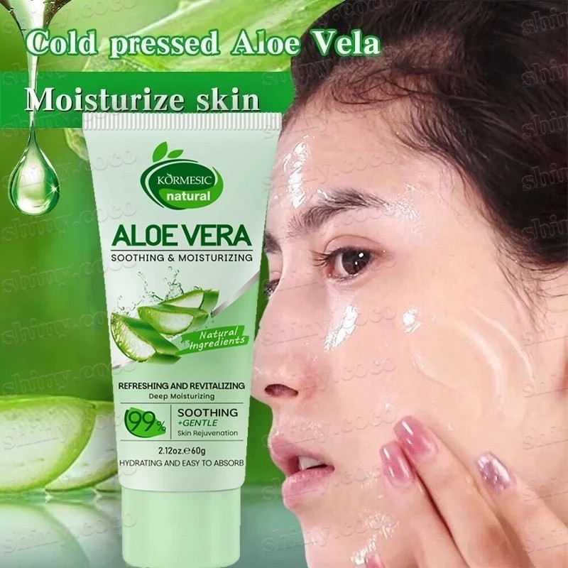 kormesic soothing and moisturizing aloe vera gel 60g/pelembab wajah kormesic soothing and moisturizing aloe vera gel 60g/pelembab wajah
