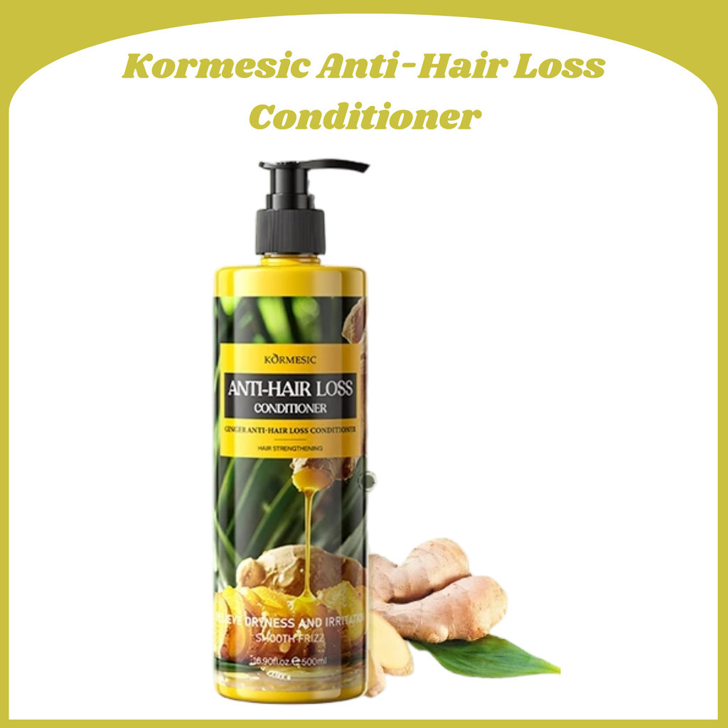 kormesic ginger anti hair loss and strengthening conditioner 500ml/kondisioner rambut kormesic ginger anti hair loss and strengthening conditioner 500ml/kondisioner rambut