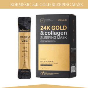 kormesic 24k gold and collagen sleeping mask 4mlx20pcs/masker wajah