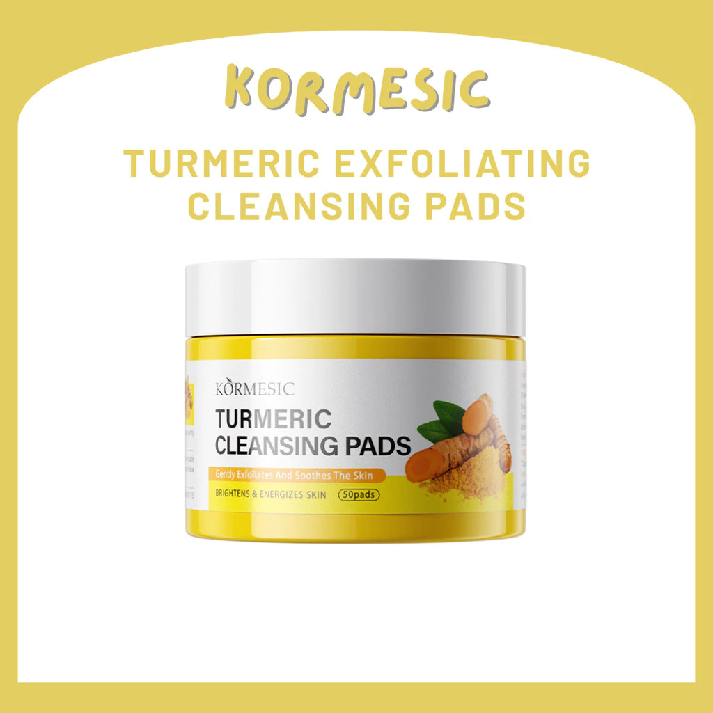 kormesic turmeric exfoliating cleansing pads 50pads kormesic turmeric exfoliating cleansing pads 50pads