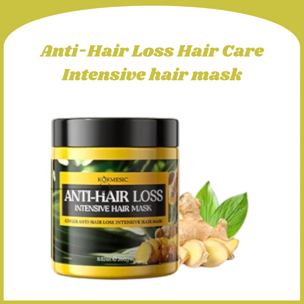 kormesic ginger anti hair loss intensive hair mask 250g/masker rambut kormesic ginger anti hair loss intensive hair mask 250g/masker rambut