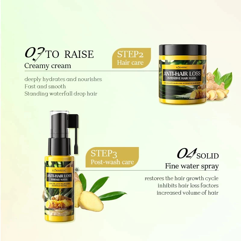 kormesic ginger anti hair loss intensive hair mask 250g/masker rambut kormesic ginger anti hair loss intensive hair mask 250g/masker rambut