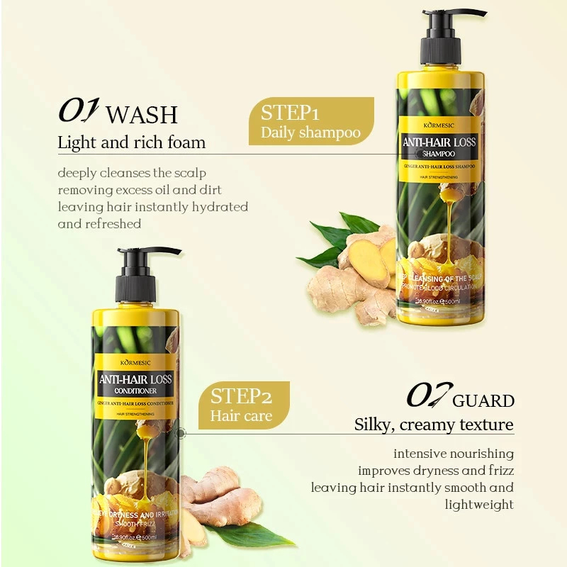 kormesic ginger anti hair loss intensive hair mask 250g/masker rambut kormesic ginger anti hair loss intensive hair mask 250g/masker rambut