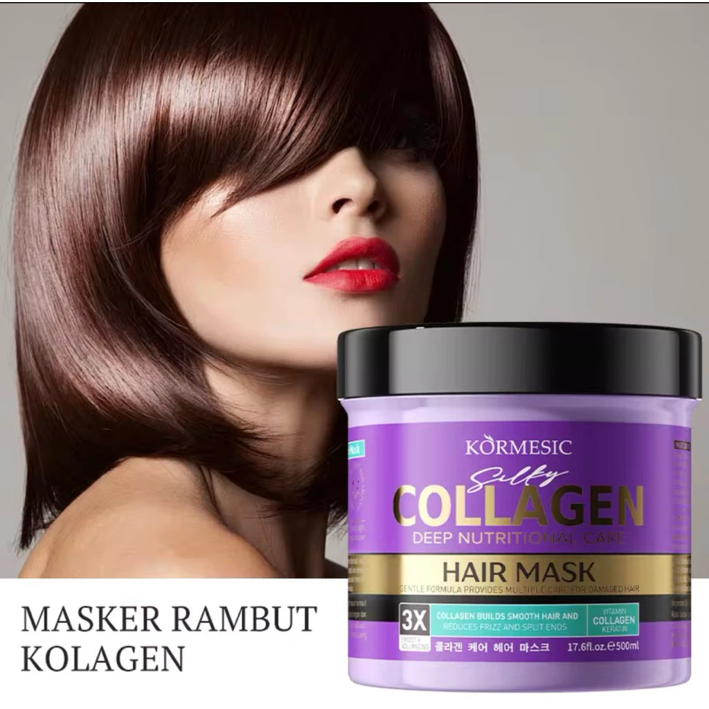 kormesic collagen deep care hair mask 500ml/masker rambut kormesic collagen deep care hair mask 500ml/masker rambut
