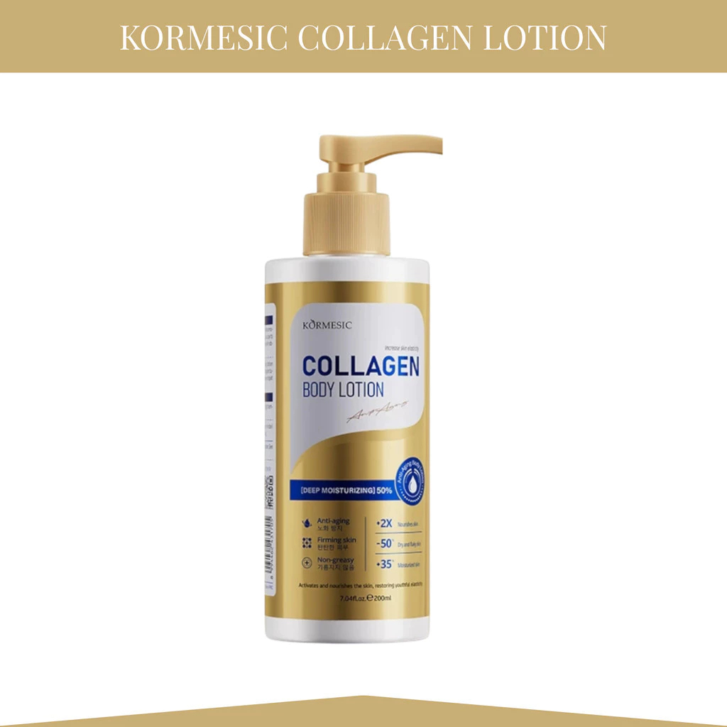 kormesic collagen anti aging body lotion 200ml/losion tubuh kormesic collagen anti aging body lotion 200ml/losion tubuh