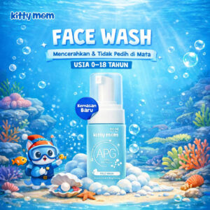 kitty mom face wash 100ml/sabun cuci muka anak 5.0 5 penilaian 11 terjual