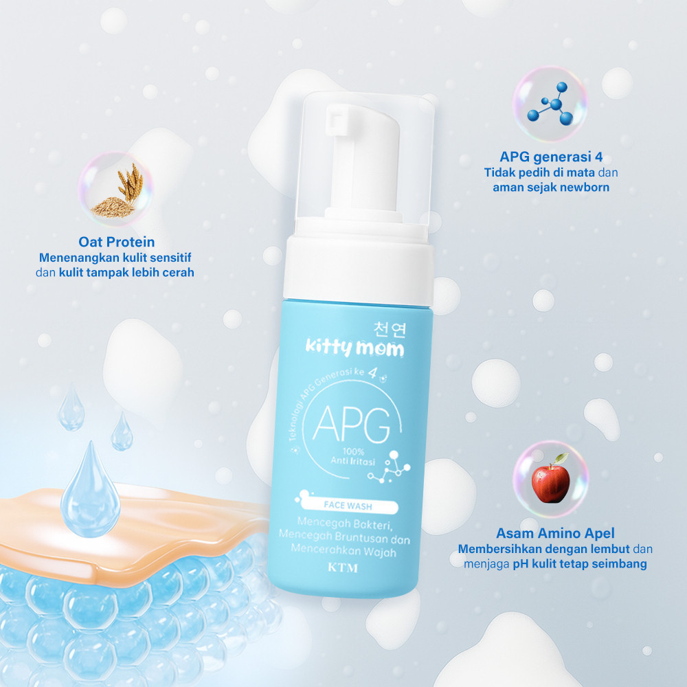 kitty mom face wash 100ml/sabun cuci muka anak 5.0 5 penilaian 11 terjual kitty mom face wash 100ml/sabun cuci muka anak 5.0 5 penilaian 11 terjual