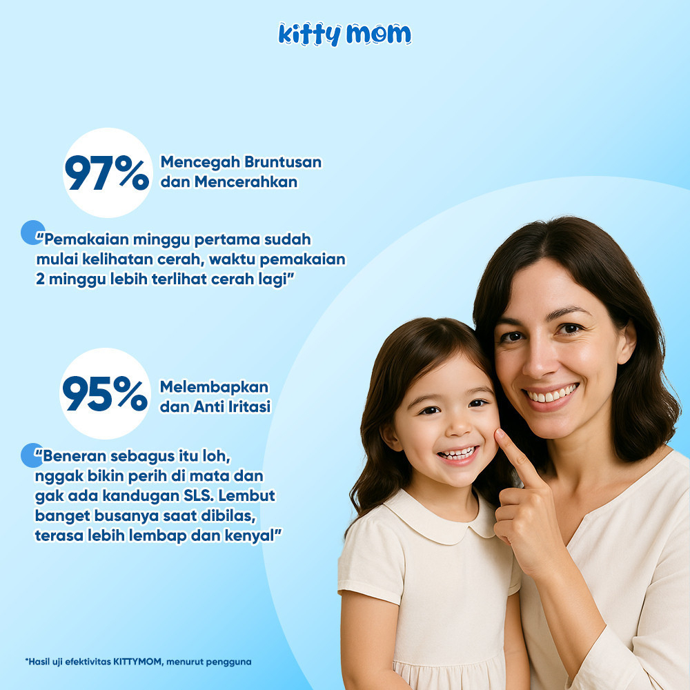 kitty mom face wash 100ml/sabun cuci muka anak 5.0 5 penilaian 11 terjual kitty mom face wash 100ml/sabun cuci muka anak 5.0 5 penilaian 11 terjual