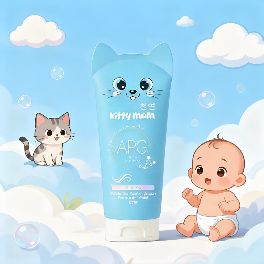 kitty mom shampoo anak non sls 180ml kitty mom shampoo anak non sls 180ml