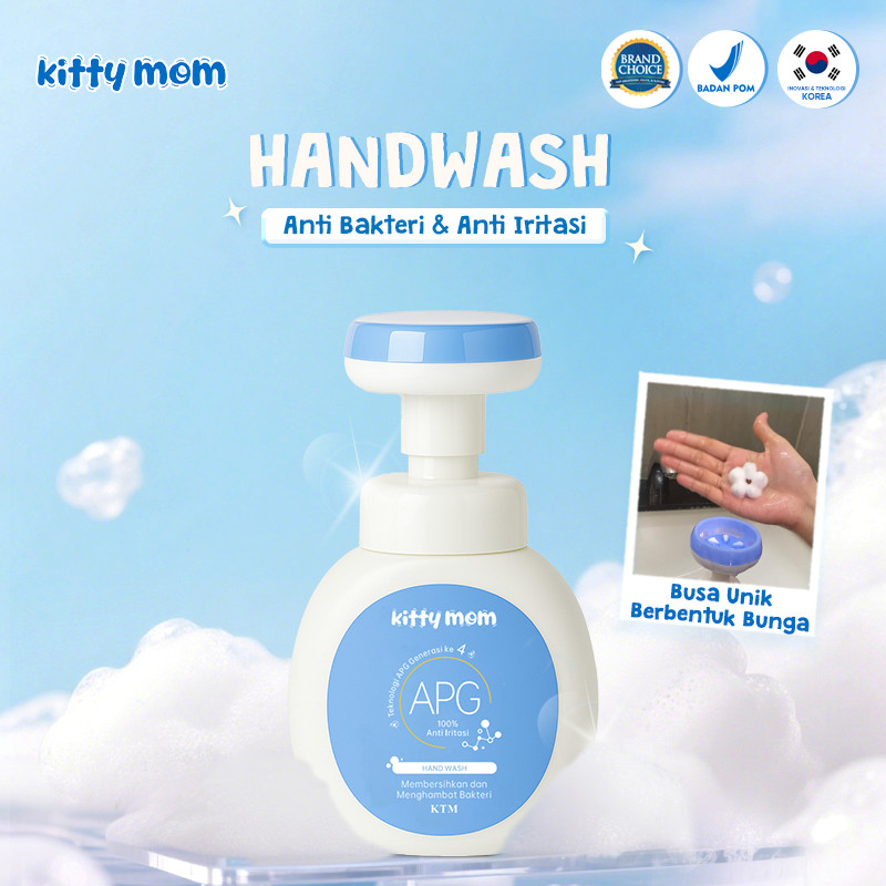 kitty mom hand wash 300ml/sabun cuci tangan kitty mom hand wash 300ml/sabun cuci tangan