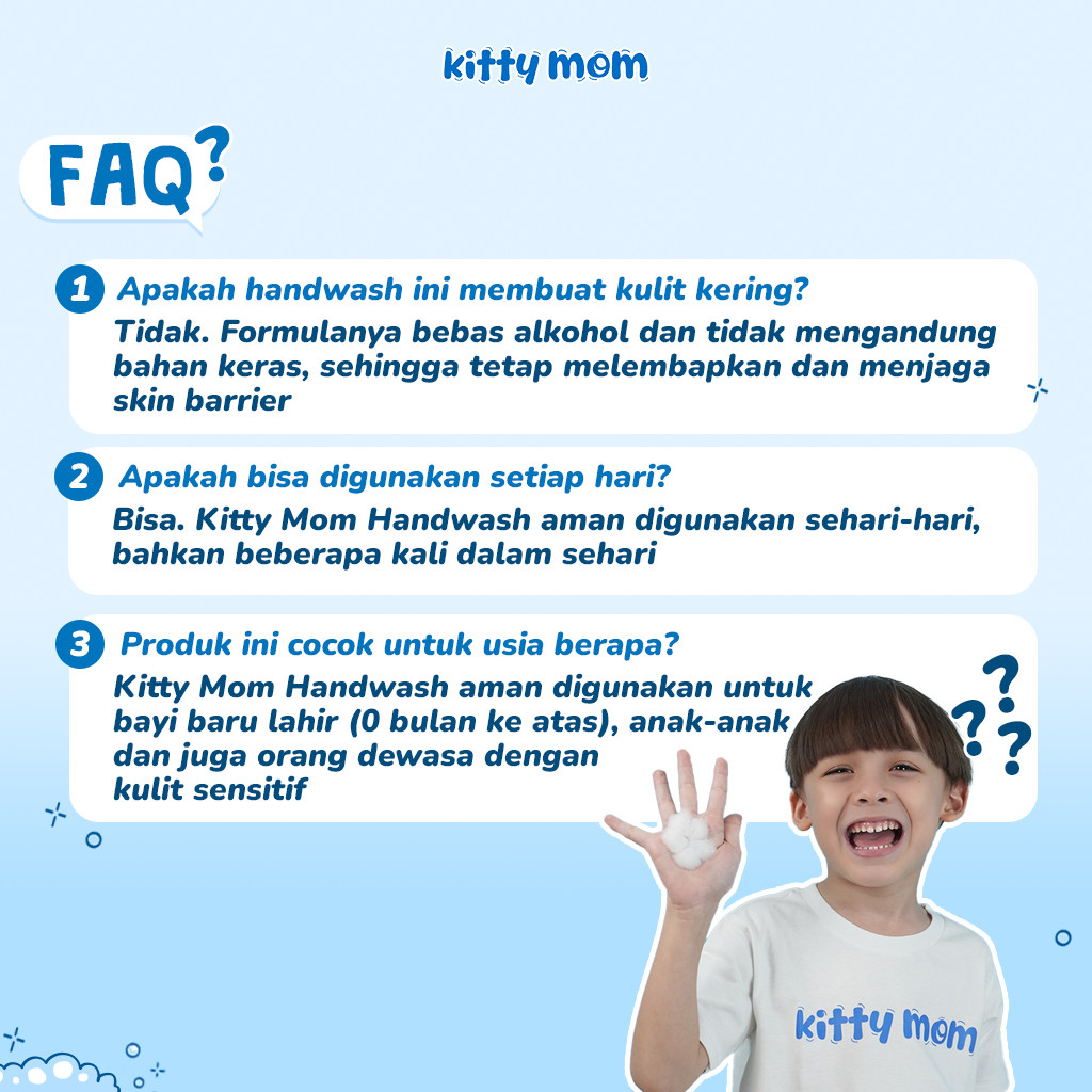 kitty mom hand wash 300ml/sabun cuci tangan kitty mom hand wash 300ml/sabun cuci tangan