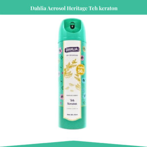 dahlia aerosol heritage series teh keraton 350ml plus 50ml/pengharum ruangan