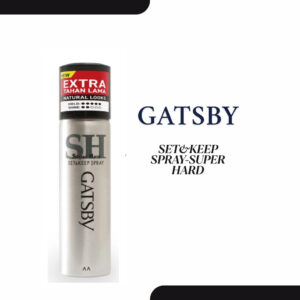 gatsby super hard set and keep spray 70ml/spray rambut