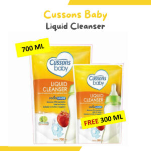 cussons baby liquid cleanser 700ml plus 300ml/perawatan bayi