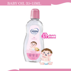 cussons baby oil 35ml plus 15ml/minyak tubuh bayi