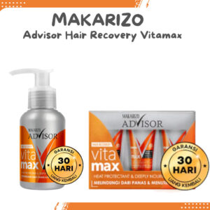 makarizo advisor hair recovery vitamax 50ml and 8ml/vitamin rambut