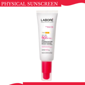 labore anti pigmentation brightening physical sunscreen with spf 50+ pa++++ 40ml/tabir surya