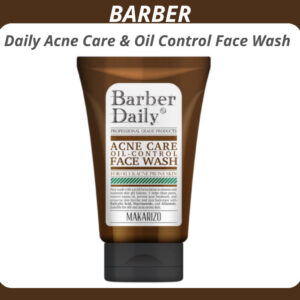 barber daily acne care and oil control face wash 100ml/pembersih wajah