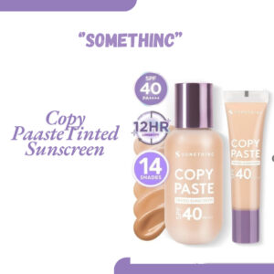 somethinc copy paste tinted sunscreen spf 40 pa++++/tabir surya