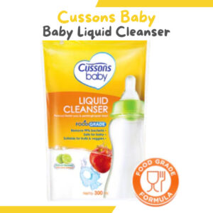 cussons baby liquid cleanser 300ml plus 100ml/pencuci botol susu