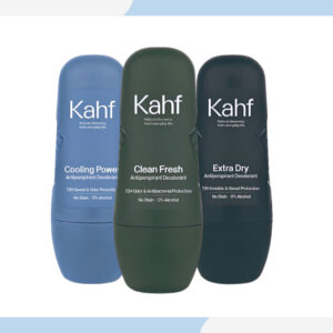 kahf antiperspirant deodorant roll on 45ml/clean fresh/cooling power/extra dry
