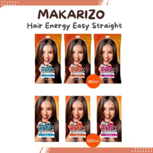makarizo hair energy easy straight 80ml and 120ml/pelurus rambut
