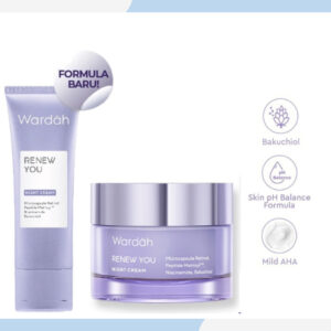 wardah renew you anti aging night cream/pelembab wajah