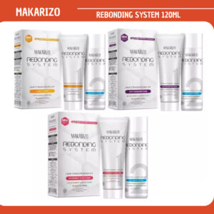 makarizo rebonding system 120ml/pelurus rambut