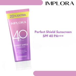 implora perfect shield sunscreen spf 40 pa+++/tabir surya