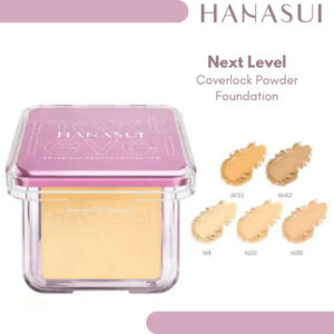 hanasui next level coverlock powder foundation 10g/bedak padat
