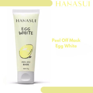 hanasui peel off mask egg white tube 80g/maser wajah