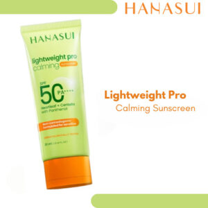 hanasui lightweight pro calming sunscreen spf 50 pa++++ 30ml/tabir surya