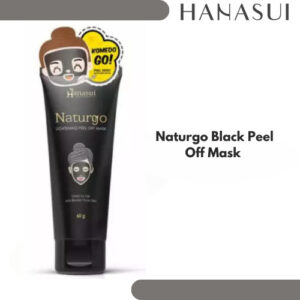 hanasui naturgo black peel off mask tube 60g/masker komedo