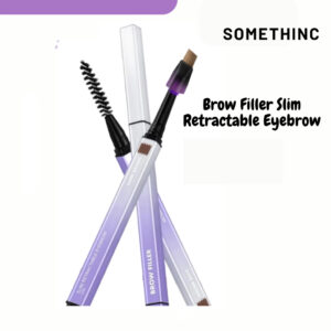 somethinc brow filler slim retractable eyebrow pencil/pensil alis