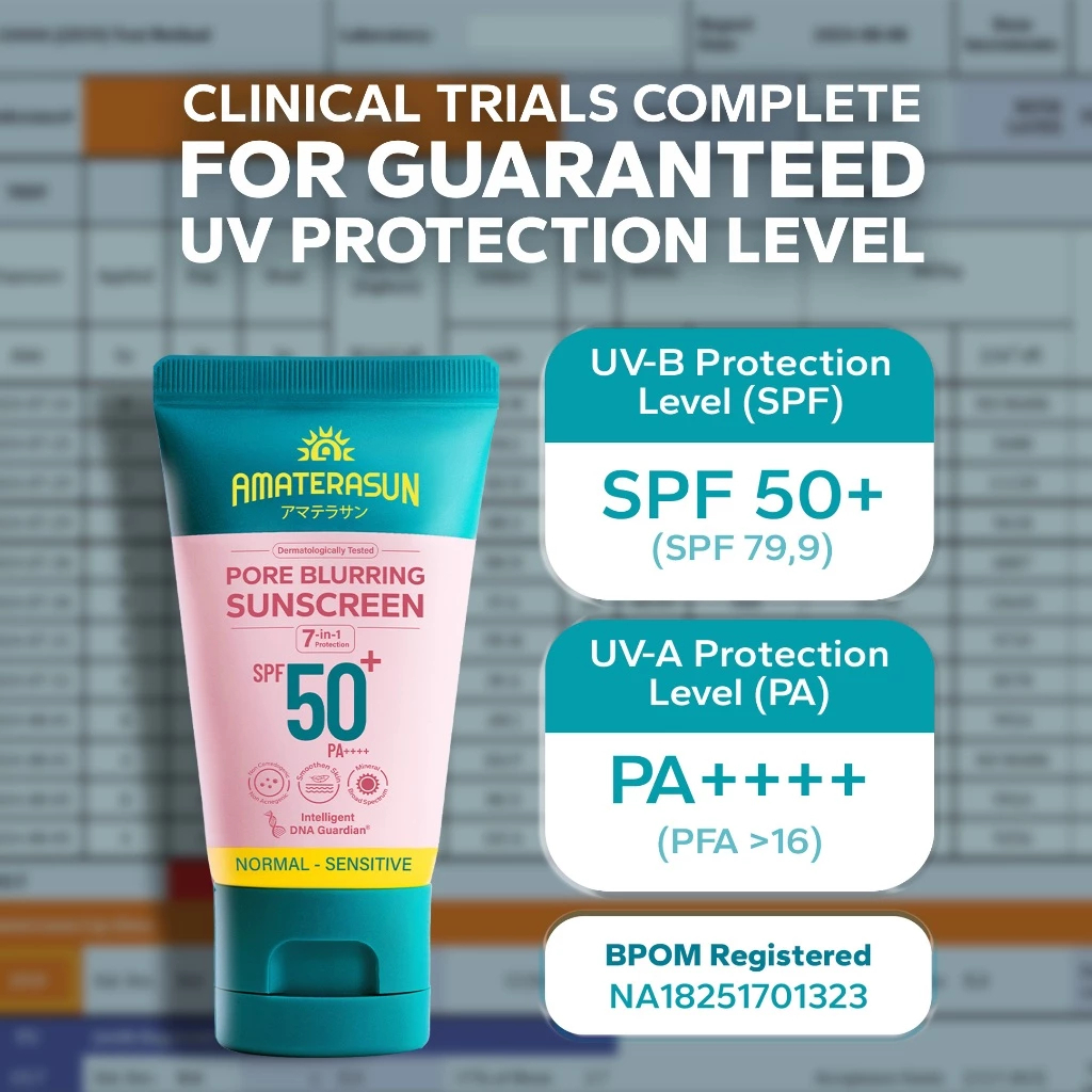 amaterasun pore blurring sunscreen spf 50 pa++++ 30g/tabir surya amaterasun pore blurring sunscreen spf 50 pa++++ 30g/tabir surya