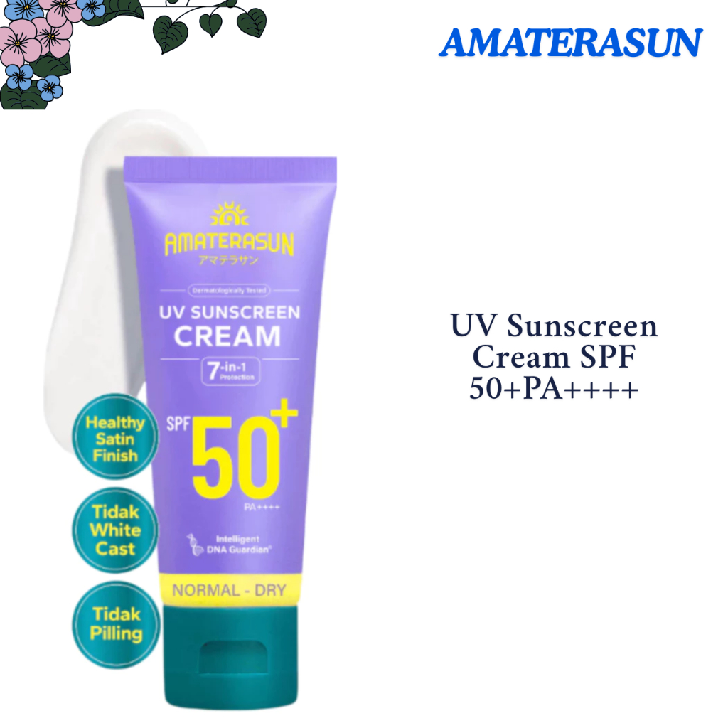 amaterasun uv sunscreen cream spf 50+ pa++++ 50g/tabir surya amaterasun uv sunscreen cream spf 50+ pa++++ 50g/tabir surya