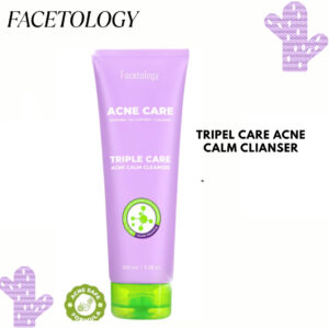 facetology triple care acne calm cleanser 100ml/pembersih wajah