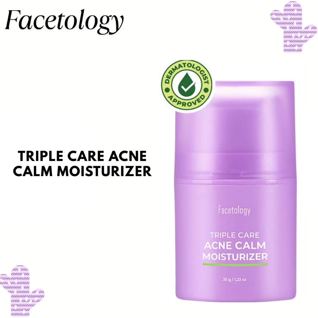 facetology triple care acne calm moisturizer 35g/pelembab wajah facetology triple care acne calm moisturizer 35g/pelembab wajah